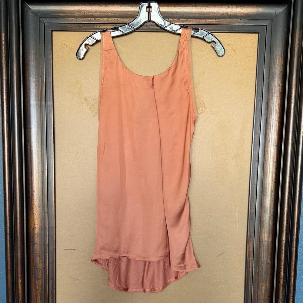 Helmut Lang Coral Sleeveless Top